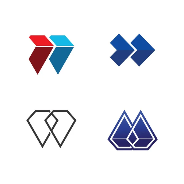 Tipo Logotipo Negócio Projeto Vetor Empresa Identidade Logotipo Ícone Estilo —  Vetores de Stock