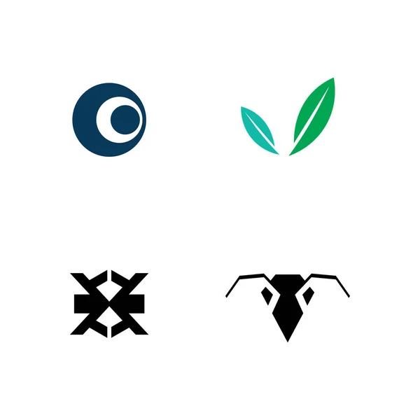 Tipo Logotipo Negócio Projeto Vetor Empresa Identidade Logotipo Ícone Estilo — Vetor de Stock