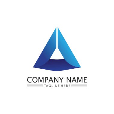 Müzik, ortam, oyun, dijital ses ve hız, finans, iş şablonu logosu için ok logosu vektörü