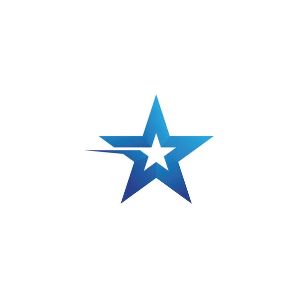 Εικονίδιο Αστεριού Και Σχέδιο Διανυσματικής Απεικόνισης Λογότυπου — Διανυσματικό Αρχείο