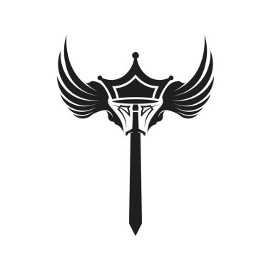 Crown Logo Kralı logosu, prenses, Şablon vektör illüstrasyon tasarımı imparatorluk, kraliyet ve logo işinde başarılı