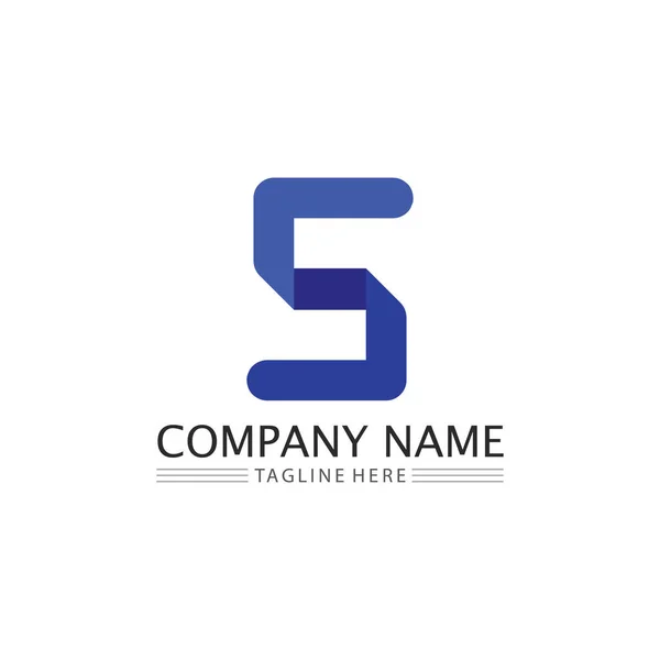 Font Logo Business Corporate Letter Logo Design Vector — Vettoriale Stock