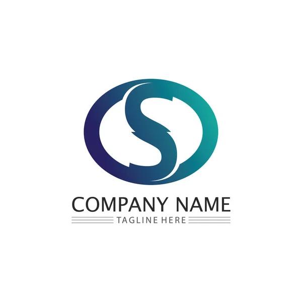 Písmo Logo Business Corporate Písmeno Logo Design Vector — Stockový vektor