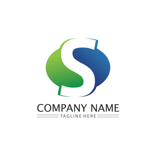 Písmo Logo Business Corporate Písmeno Logo Design Vector — Stockový vektor