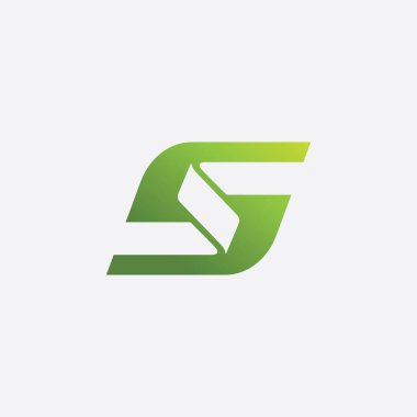 S yazı tipi ve harf İş kurumsal S harfi logo tasarım vektörü