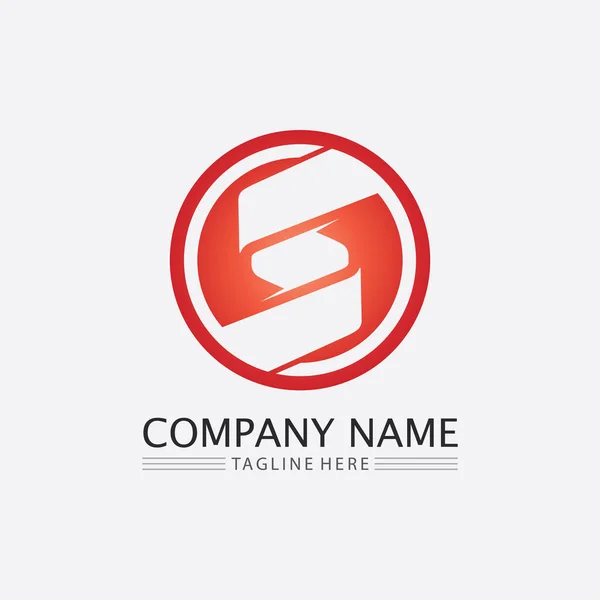 Font Letter Empresa Negócios Letter Logo Design Vector — Vetor de Stock