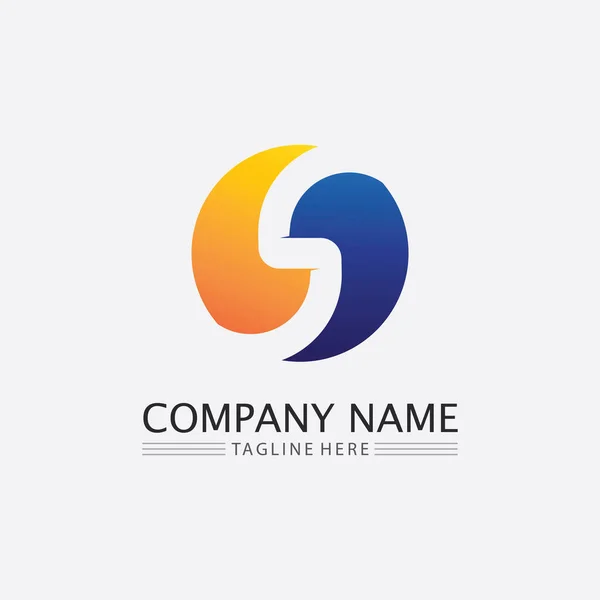 Font Letter Logo Business Corporate Letter Logo Design Vector — Vettoriale Stock