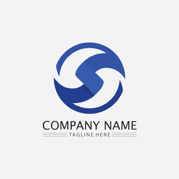 Font Letter Logo Empresa Negócios Letter Logo Design Vector — Vetor de Stock