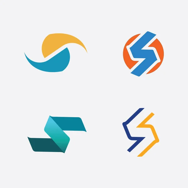 Schrift Und Buchstabe Logo Unternehmen Buchstabe Logo Design Vektor — Stockvektor