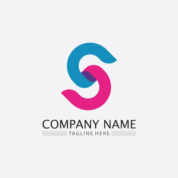 Font Letter Logo Empresa Negócios Letter Logo Design Vector —  Vetores de Stock