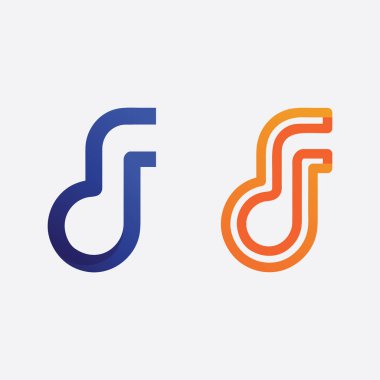 Müzik notası Simge Vektörü illüstrasyon tasarımı Ses dalgaları, ses dalgaları, eşitleyici, soyut, logo vektör çizim şablonu