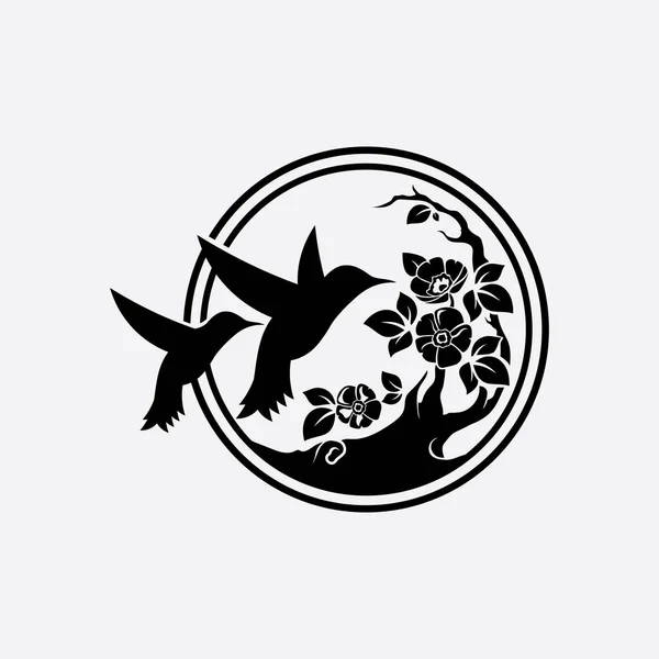 Птахи Ковтати Голуб Логотип Дизайн Векторні Крила Тварин Літаючих Птахів — стоковий вектор