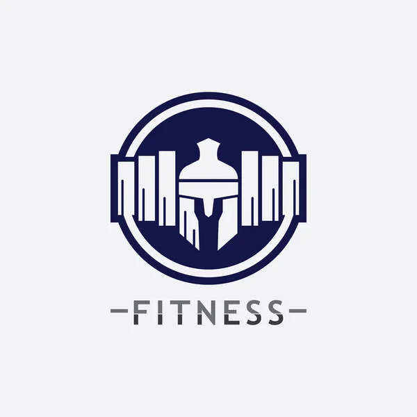 Objeto Vectorial Iconos Para Etiqueta Deportiva Insignia Gimnasio Diseño Logotipo — Vector de stock