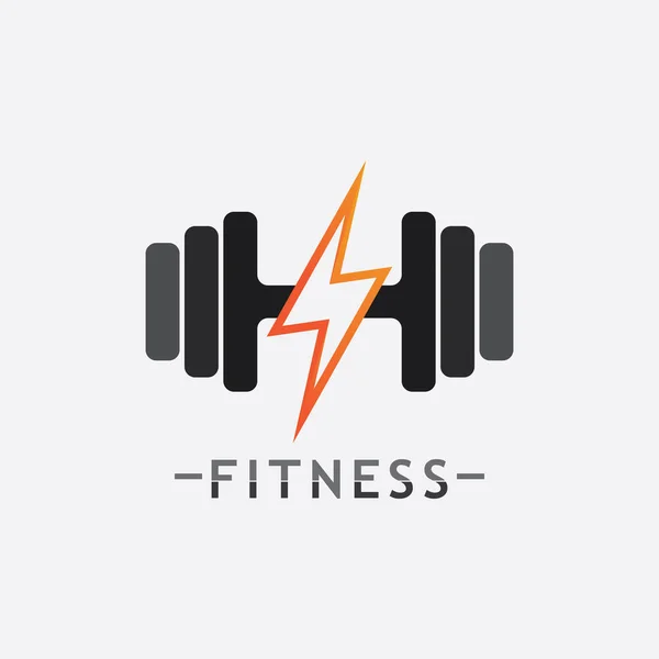 Vectorobject Pictogrammen Voor Sport Label Gym Badge Fitness Logo Design — Stockvector