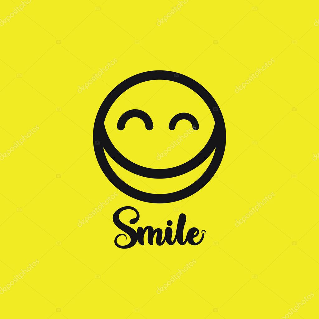Smile icon, smile, logo vector design happy emoticon Business, funny design and vector emoji happiness