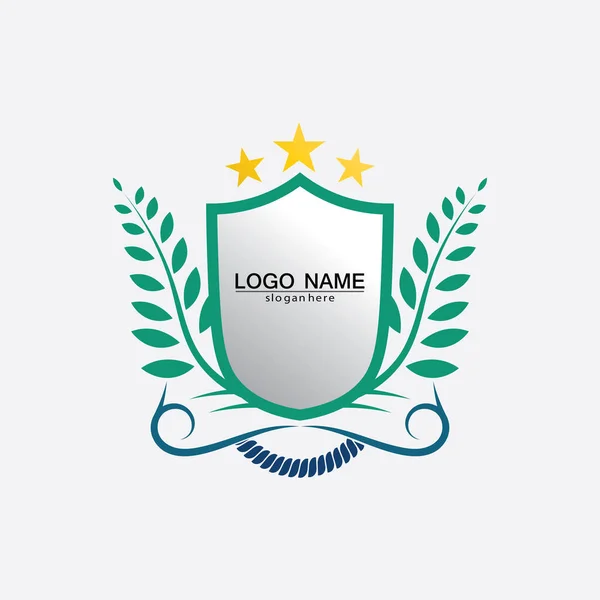 Árbol Hoja Vector Diseño Logotipo Verde Concepto Amigable — Archivo Imágenes Vectoriales