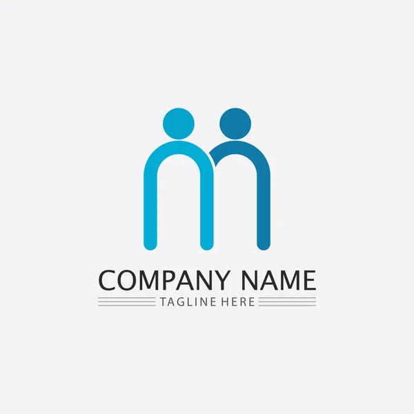 Letter Logo Template Vector Illustration Business Identity — 스톡 벡터