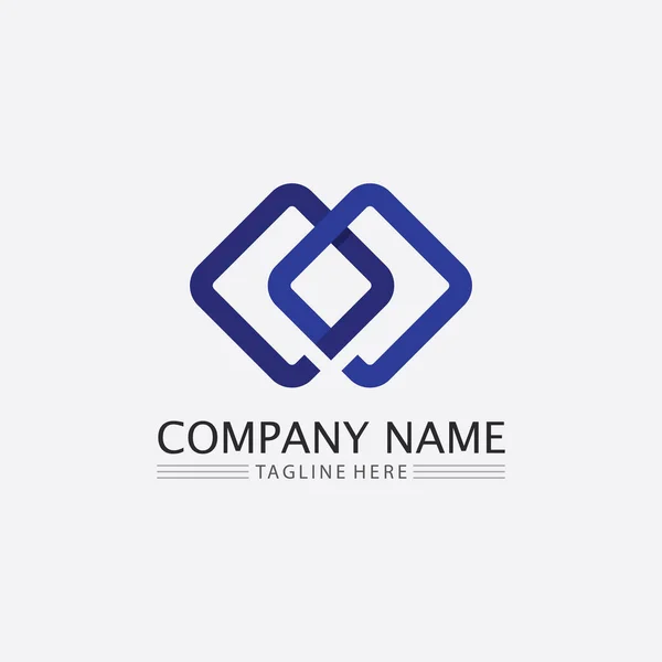 Carta Logo Template Vetor Ilustração Design Logotipo Para Negócios Identidade — Vetor de Stock