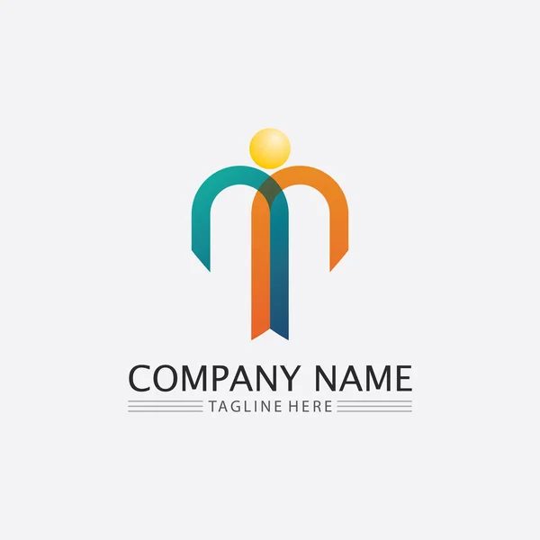 Letter Logo Template Vector Illustration Business Identity — 스톡 벡터