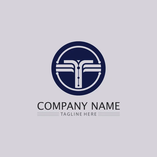 Letra Fonte Logotipo Vetor Fonte Alfabeto Design Ícone — Vetor de Stock