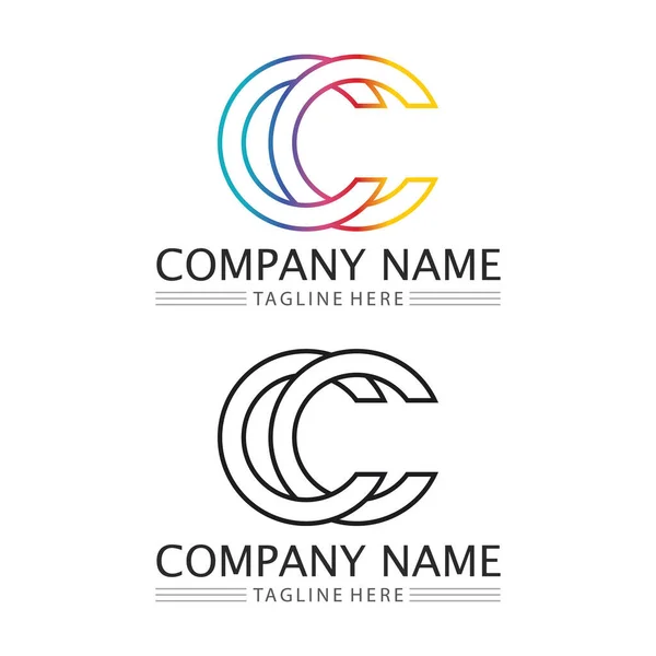 Letter Logo Und Schrift Template Vektor Icon Design — Stockvektor