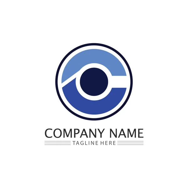 Letter Logo Fonte Template Vector Icon Design — Vetor de Stock