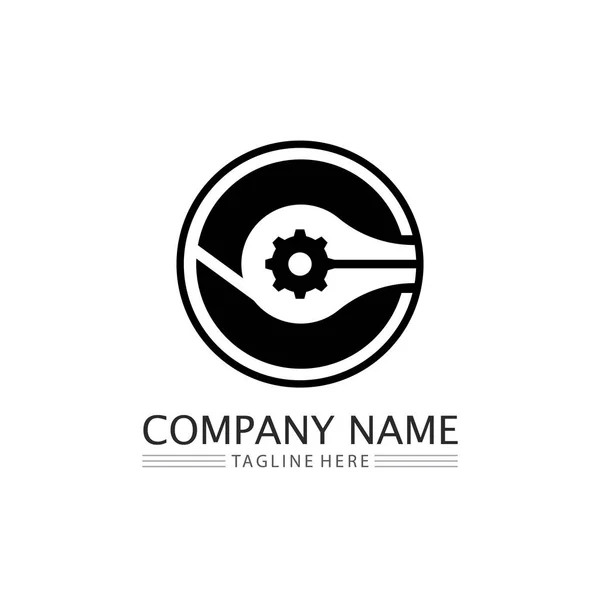 Letter Logo Und Schrift Template Vektor Icon Design — Stockvektor