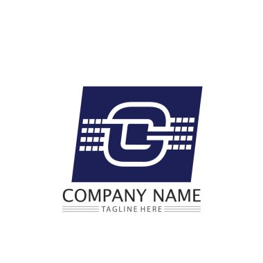 Vitamin ve C yazı tipi için C logosu Kimlik ve tasarım işi 