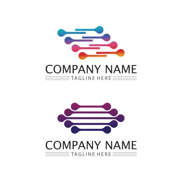 Business Logo Design Konzept Bildvektor Graphik — Stockvektor