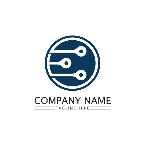 Business Logo Design Konzept Bildvektor Graphik — Stockvektor