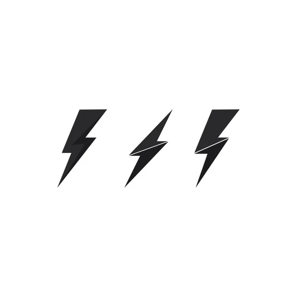 Power Vector Flash Ogo Thunderbolt Pictogram Elektriciteit Illustratie Template Ontwerp — Stockvector