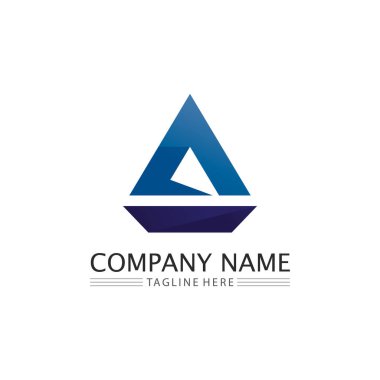 Bir Harf Logo Şablonu vektör illüstrasyon tasarımı