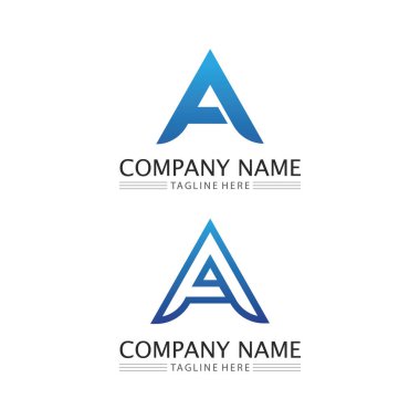 Bir Harf Logo Şablonu vektör illüstrasyon tasarımı