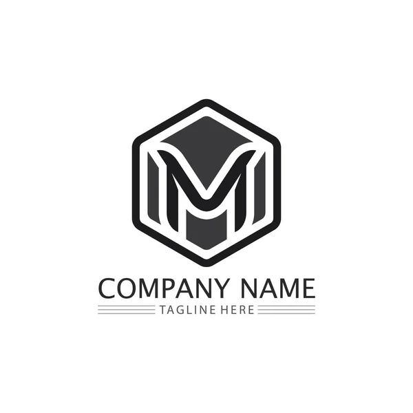 Letter Λογότυπο Πρότυπο Διάνυσμα Εικονογράφηση Λογότυπο Για Τις Επιχειρήσεις Και — Διανυσματικό Αρχείο