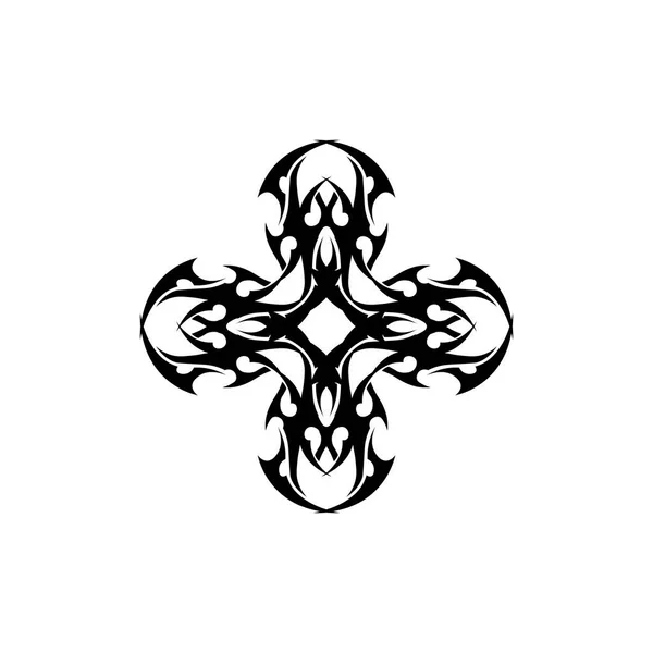 古典的な 民族の入れ墨のアイコンのベクトルのイラストデザインロゴ — ストックベクタ