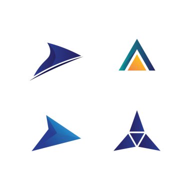 Ok vektör illüstrasyon simgesi Logo Şablonu tasarımı