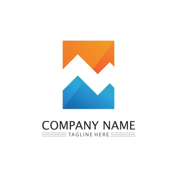 Letter Λογότυπο Πρότυπο Διάνυσμα Εικονογράφηση Λογότυπο Για Τις Επιχειρήσεις Και — Διανυσματικό Αρχείο