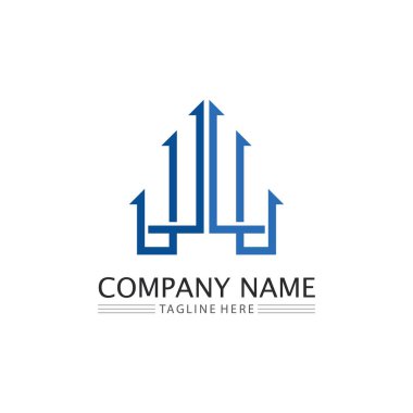 Ok vektör illüstrasyon simgesi Logo Şablonu tasarımı