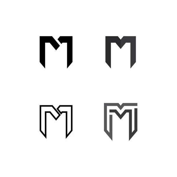 Letter Font Icon Logo Template Vector Illustration Design — 스톡 벡터