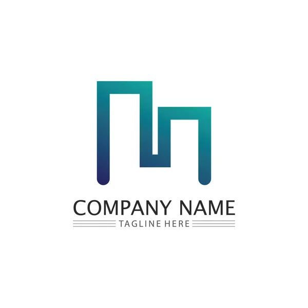 Letter Logo Template Vector Illustration Business Identity — 스톡 벡터