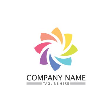 O letter and o font  logo Business Technology circle logo and symbols Vector Design Graphic