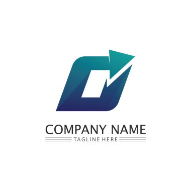 O letter and O font  logo Business Technology circle logo and symbols Vector Design Graphic