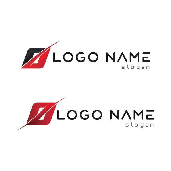 Letter Font Logo Business Technology Circle Logo Symbols Vector Design — 스톡 벡터