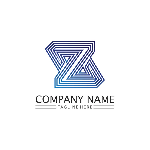 Letter Logo Design Vector Identity Illustration — Stok Vektör