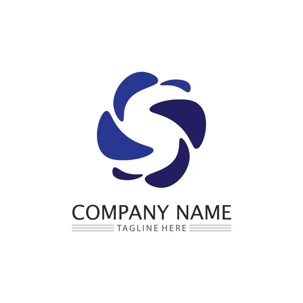 Business Corporate Písmeno Logo Design Vektor — Stockový vektor