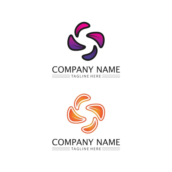 Empresa Corporativa Letra Logo Diseño Vector — Vector de stock