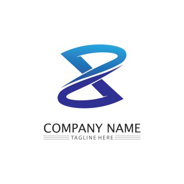 S harfi logo tasarım vektörü