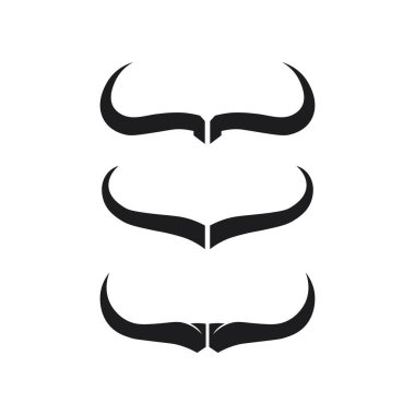 Boğa ve bufalo başlı inek maskotu logosu spor boynuzu hayvan memelilerinin baş logosu vahşi matador için tasarım vektörü