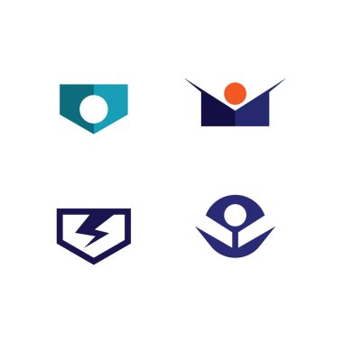 İş simgesi ve logo tasarım vektörü grafiği 
