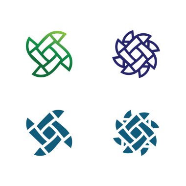 İş simgesi ve logo tasarım vektörü grafiği 